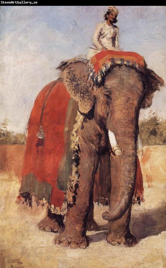 Edwin Lord Weeks A State Elephant at Bikaner Rajasthan